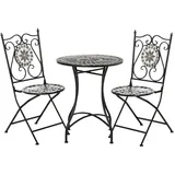 modfu Bistro-Set 3-tlg. Grau
