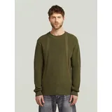 G-Star Structure Knit Pullover Grün L