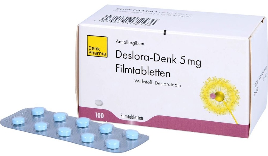 Denk Pharma DESLORA-Denk 5 mg Filmtabletten Allergiemittel zum Einnehmen