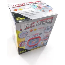 IDENA Waschmaschine mit Licht- und Tonfunktion, Frontlader mit 4 Programmen und rotierender Waschtrommel, Spielzeug zum Erlernen praktischer Fertigkeiten, Mehrfarbig