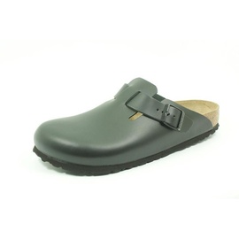 Birkenstock Boston Naturleder schmal schwarz 45