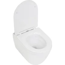 Evenes Aimera Compact Wand-WC mit WC-Sitz Weiß