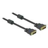 DeLock DVI-Kabel 3 m Gelb/Schwarz