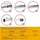Nobily Achtkantwelle Rolladen-Set mit Maxi Rolladenmotor 20Nm/50kg 150 cm