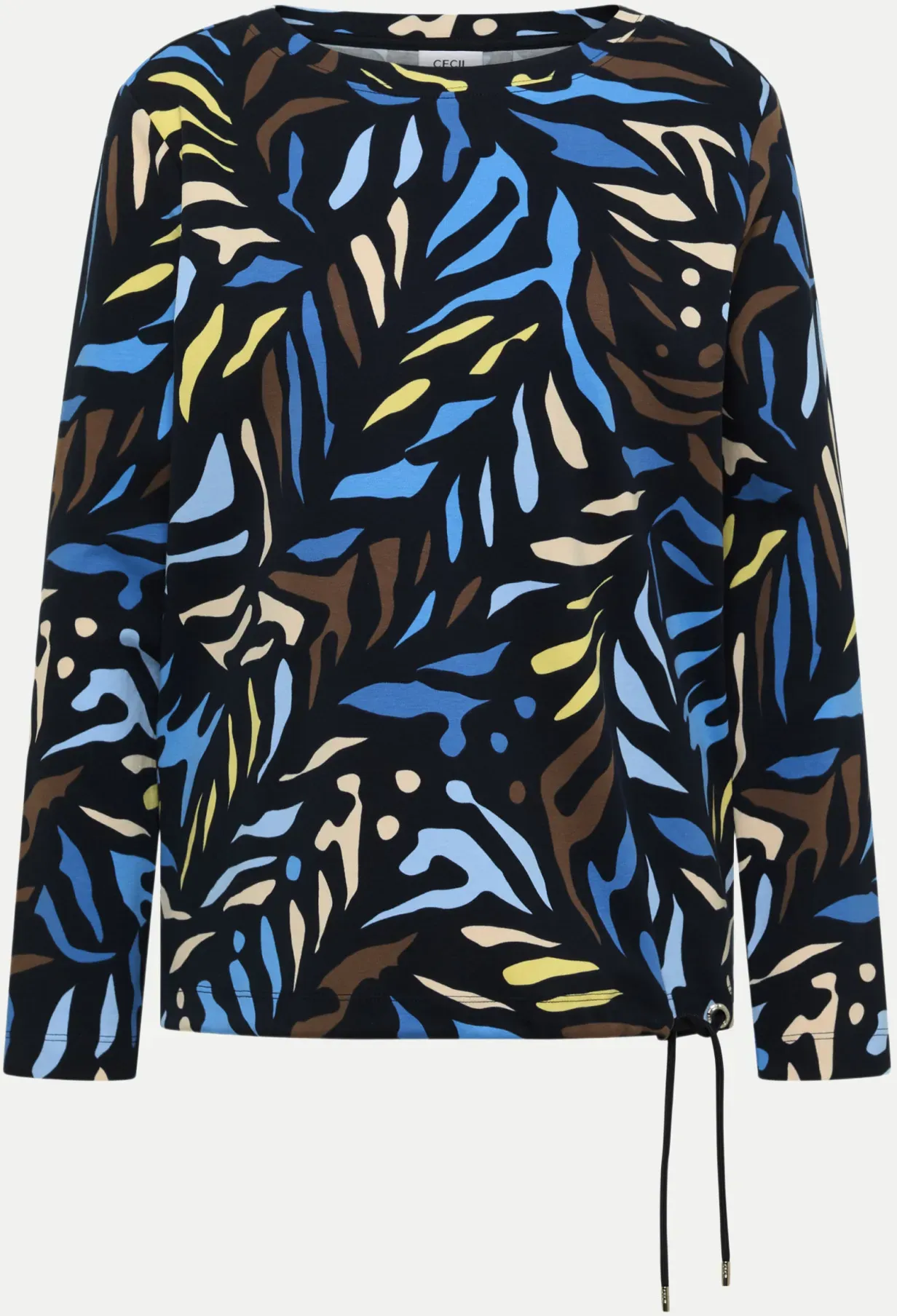Shirt mit Muster Mehrfarbig M