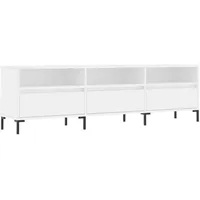 Furnicato TV-Schrank Weiß 150x30x44,5 cm Holzwerkstoff