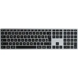 SATECHI Tastatur "Slim X3 Bluetooth Keyboard-DE (German)", grau (anthrazit), B:42cm H:11cm T:1cm, Tastaturen