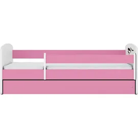raumhirsch furniture Kinderbett Raumhirsch 80 x 180 cm Holzwerkstoff rosa