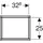 Geberit iCon Hochschrank 36 x 180 x 29,1 cm Weiß Glas