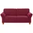 Home Affaire Couch Mikrofaser 3-Sitzer Rot