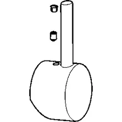 Hansa Pinhebel Vantis seitlich bedient kpl. 59913842