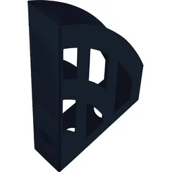 helit Stehsammler recycelter Kunststoff schwarz , DIN C4