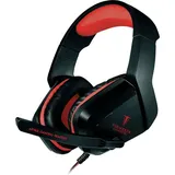 Berserker Gaming AVRAK Gaming Over Ear Headset kabelgebunden Stereo Schwarz, Rot