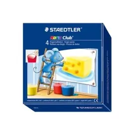 Staedtler Noris Club MALI Fingerfarben farbsortiert 4x 100,0 ml, 4 St.