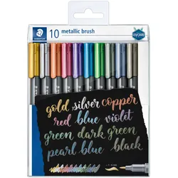 STAEDTLER 8321 - Set Fasermaler mit Pinselspitze