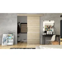 Schiebetür ILAS III. Eiche Sonoma 90 - Braun