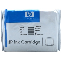 Original HP Tinten Patrone 12 gelb für Inkjet 3000 Blister