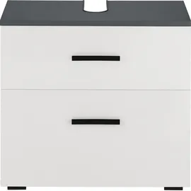 INOSIGN Waschbeckenunterschrank Skara 60 x 55 cm Weiß