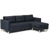 VCM Marino Sofa Chaiselongue schwarz