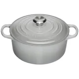 Le Creuset Signature Bräter 24 cm rund perlgrau