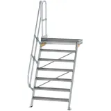 Günzburger MUNK Aluminium-Treppe Plattform 60° 7 Stufen