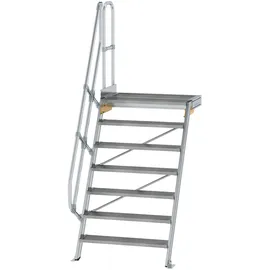 Günzburger MUNK Aluminium-Treppe Plattform 60° 7 Stufen