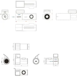 AMPIRE Electronics AMPIRE DC2-PRO | Dual-Dashcam in 2K (Quad HD) Auflösung, WiFi und GPS
