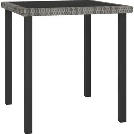 vidaXL Garten-Essgruppe 3-tlg. Grau