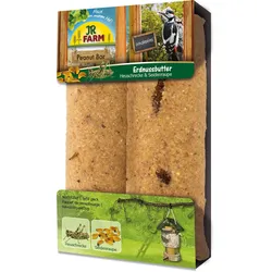 JR FARM Peanut Bar Erdnussbutter 2er-Pack 700g Wildvogelfutter zum Nachfüllen Heuschrecken & Seidenraupen