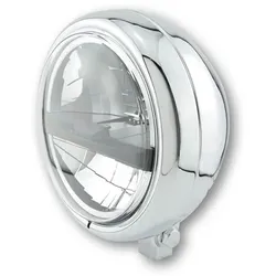 HIGHSIDER 5 3/4 Zoll LED-Scheinwerfer PECOS TYP 5, chrom, silber