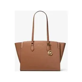 Michael Kors Becca Large Shopper Leder Brown/Gold