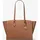 Michael Kors Becca Large Shopper Leder Brown/Gold
