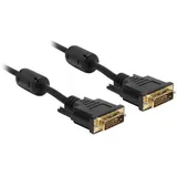 DeLock DVI-Kabel 3 m Gelb/Schwarz