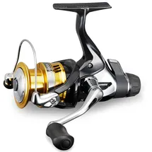 shimano fishing reels Shimano Sahara 1000 R, Spinning Angelrolle mit Heckbremse, SH1000R, Schwarz