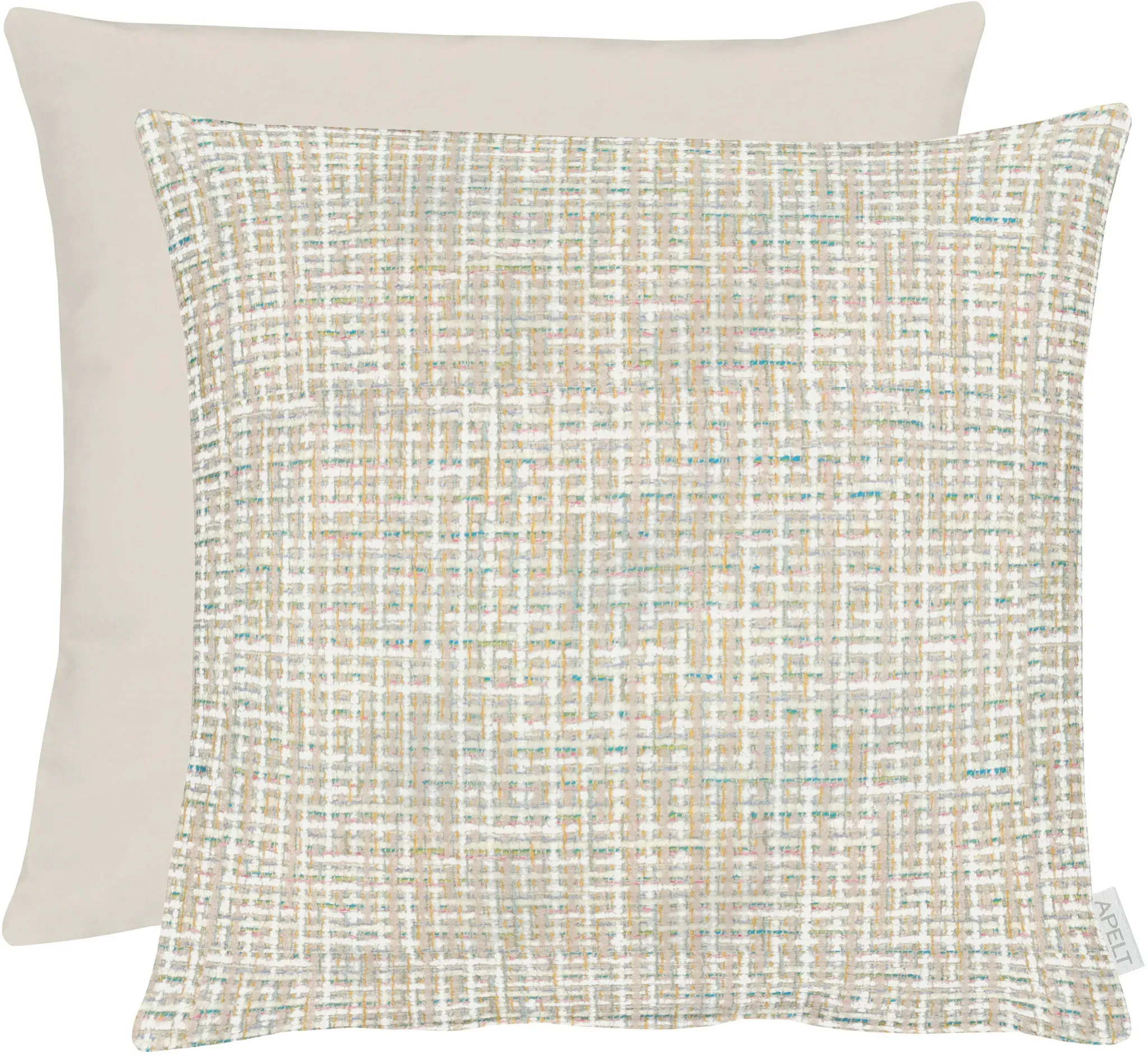Kissenhülle APELT "Molly", beige (natur), B:46cm L:46cm, Mischgewebe, Obermaterial: 100% Polyester, Kissenbezüge
