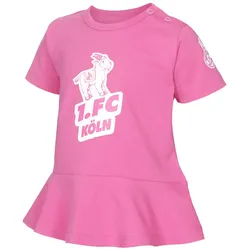 hummel 1. FC Köln Baby T-Shirt mit Schößchen 3593 - rosebloom 104