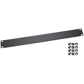 HMF 66470-02 Blindabdeckung für Serverschrank 19 Zoll 1 HE Schwarz