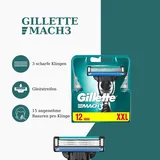 Gillette Mach3 Rasierklingen 12 St.