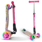 Apollo Kids Whiz LED | klapp- und verstellbarer 3-Rad Scooter Kinder Roller 3 Räder für mehr Stabilität | Kickboard, Tretroller | 3 in 1: Kinde...