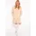 Zwillingsherz Jerseymantel Damen Beige M