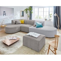 andas Sofa-Eckelement »Alesund«, als Einzelelement oder Modulteil grau