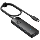 Inateck USB C Hub, USB 3.2 Gen 2 USB C Hub mit 4 USB A Anschlüssen, 10Gbps, 50cm Kabel, Kompatibel mit Windows 7/8/10/11, Linux, Mac OS