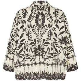 MASAI Bluse MaIsolde schwarz | wollweiß XL