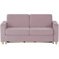 nehl Schlafsofa Boston Deluxe ¦ rosa/pink ¦ Maße (cm): B: 199 H: 91 T: 103