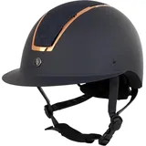 br equestrian equipment Reithelm Omega Painted Glitter S Navy/Rose