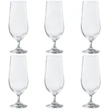 BOHEMIA SELECTION Biergläser 6er Set SIMPLY, 380 ml - Glas - 6er Set