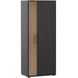 WELLTIME Hank Aktenschrank 65,1 x 41 x 163,6 cm schwarz