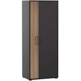 WELLTIME Hank Aktenschrank 65,1 x 41 x 163,6 cm schwarz