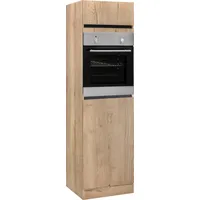 OPTIFIT Herdumbauschrank Roth 60 x 57,1 x 206,8 cm Braun