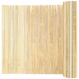 Vevor Sichtschutz aus 100% Natürlichem Bambus, 4,8 x 1,8 m, Dekoratives Sichtschutzpaneel für Garten, Hinterhof, Balkon, Terrasse, Poolseite
